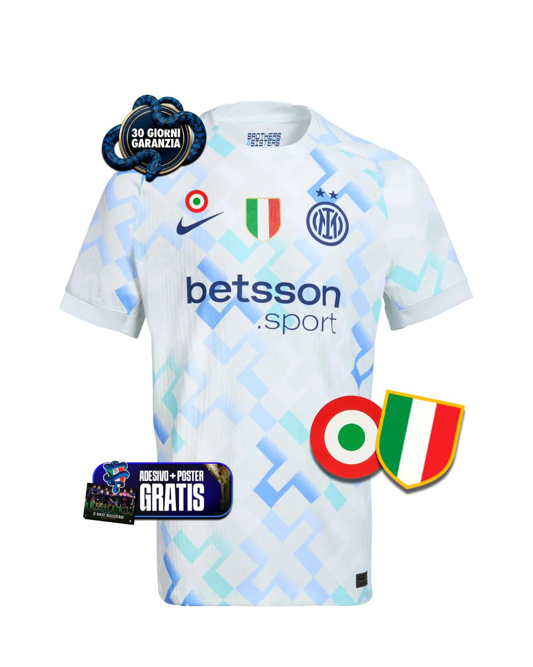 Maglia Away 25/26 Player + Scudetto + Coppa Italia