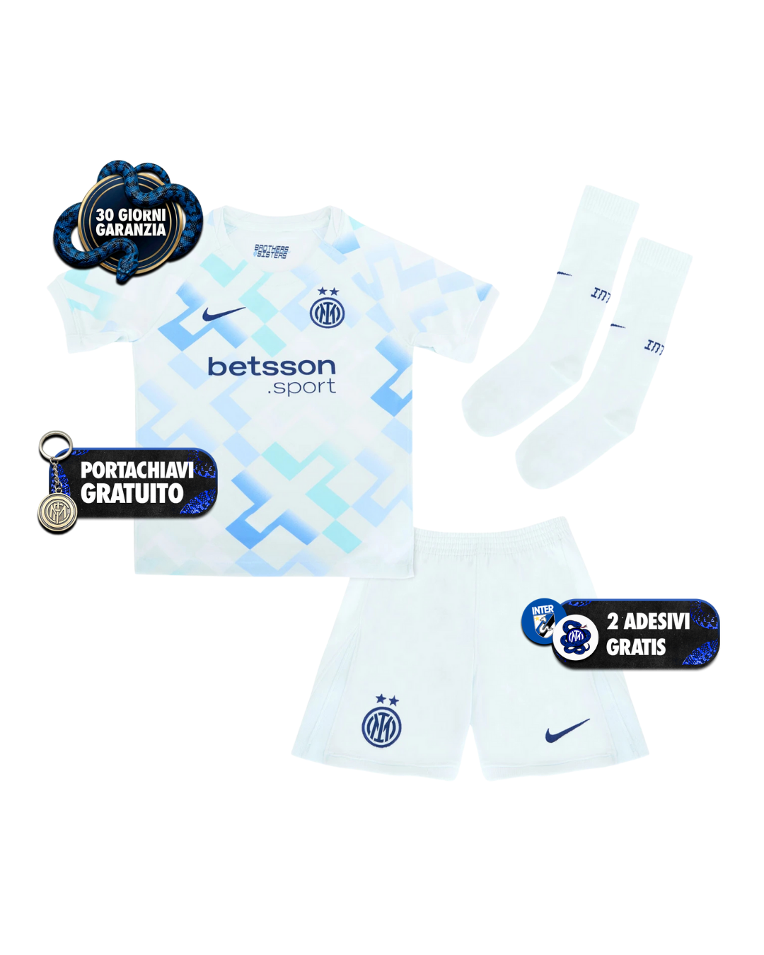 Kit Bambino Con Calzettoni Away 25/26