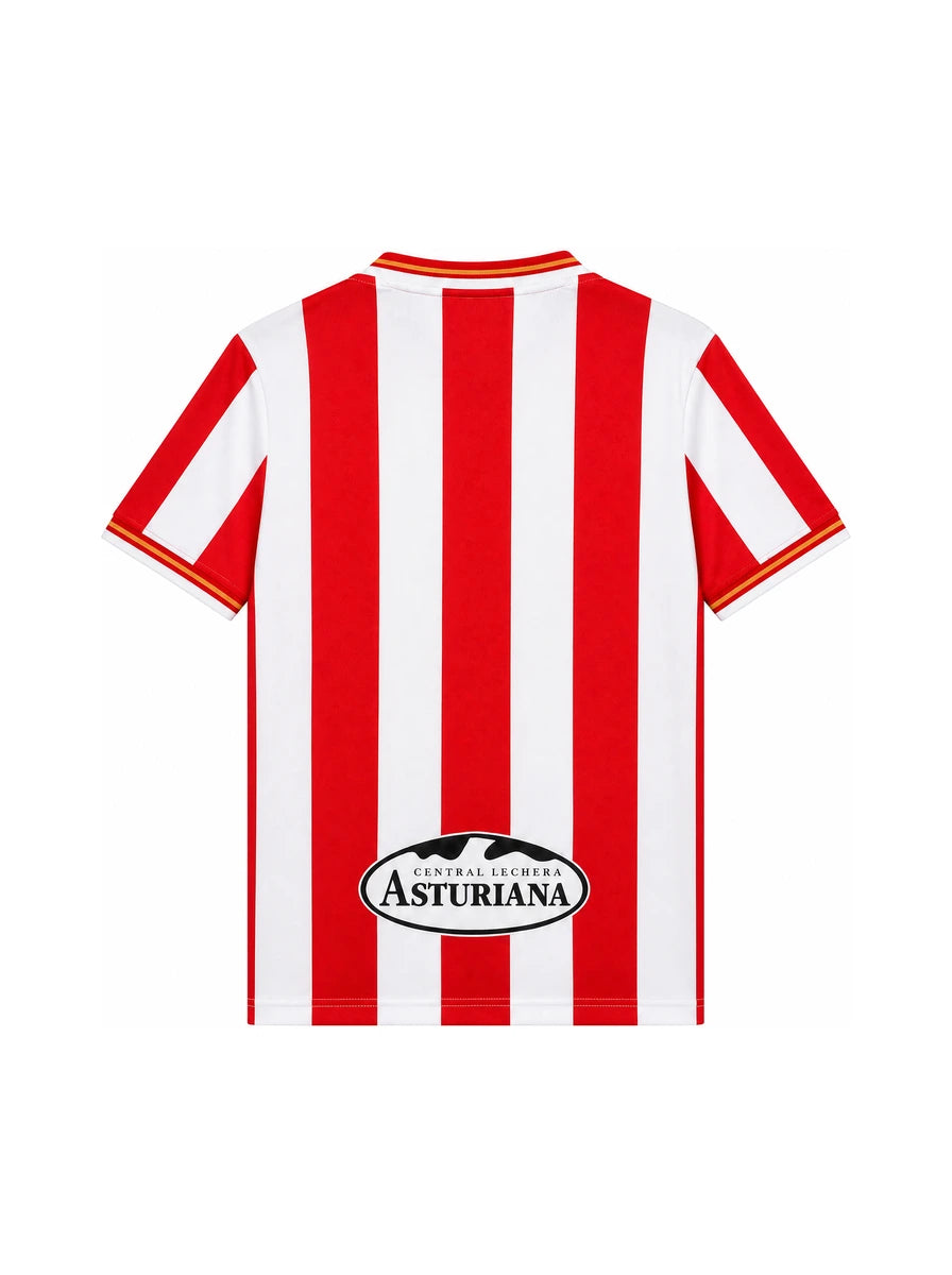 Sporting Gijon Maglia Home 26/27 back