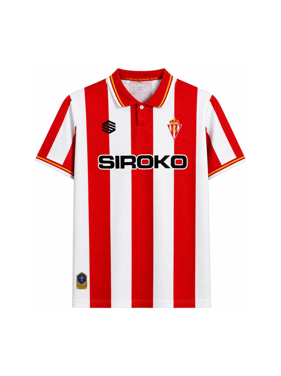 Sporting Gijon Maglia Home 26/27 front