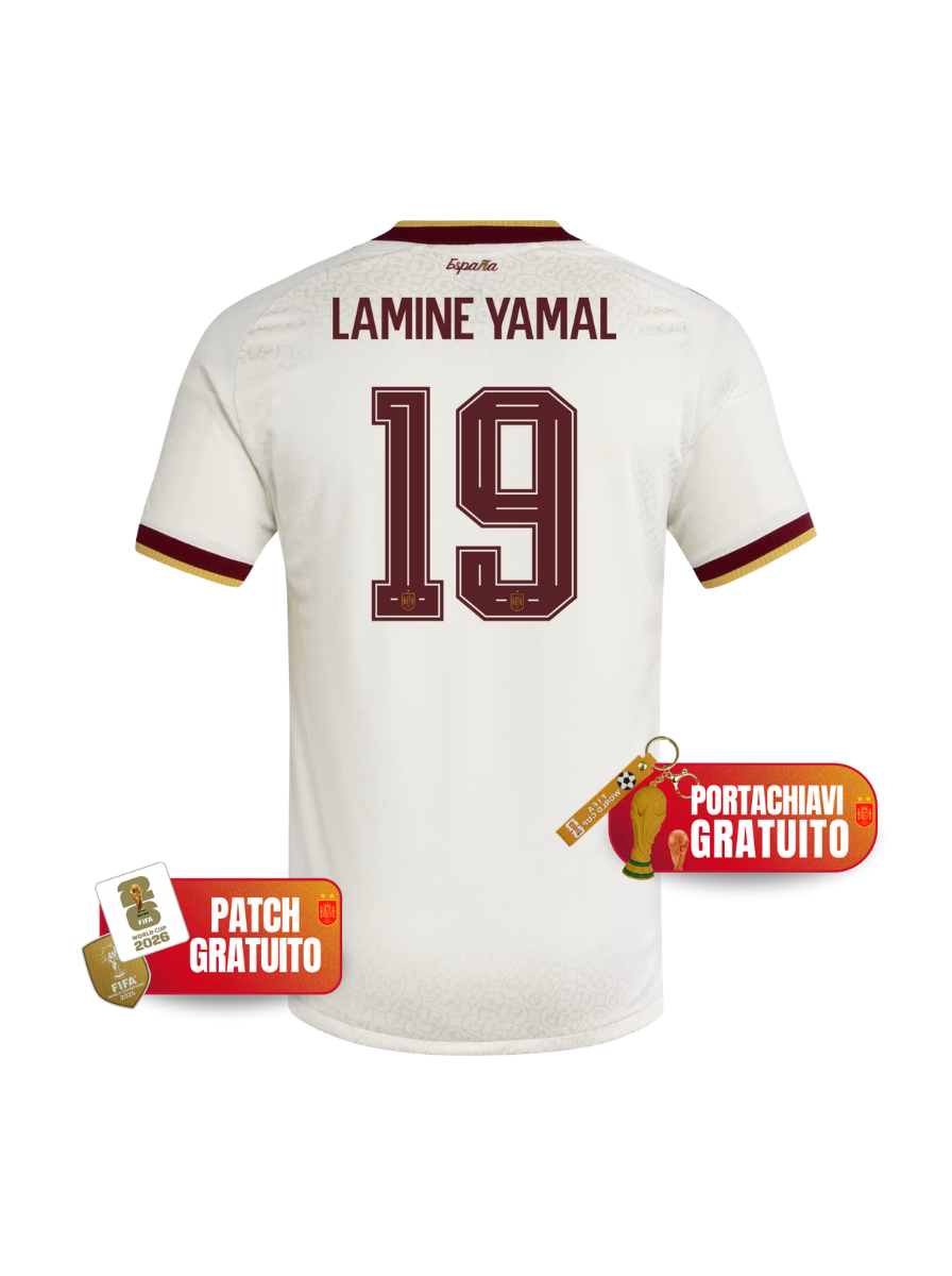 #19 YAMAL Maglia Away WC Champion 2026