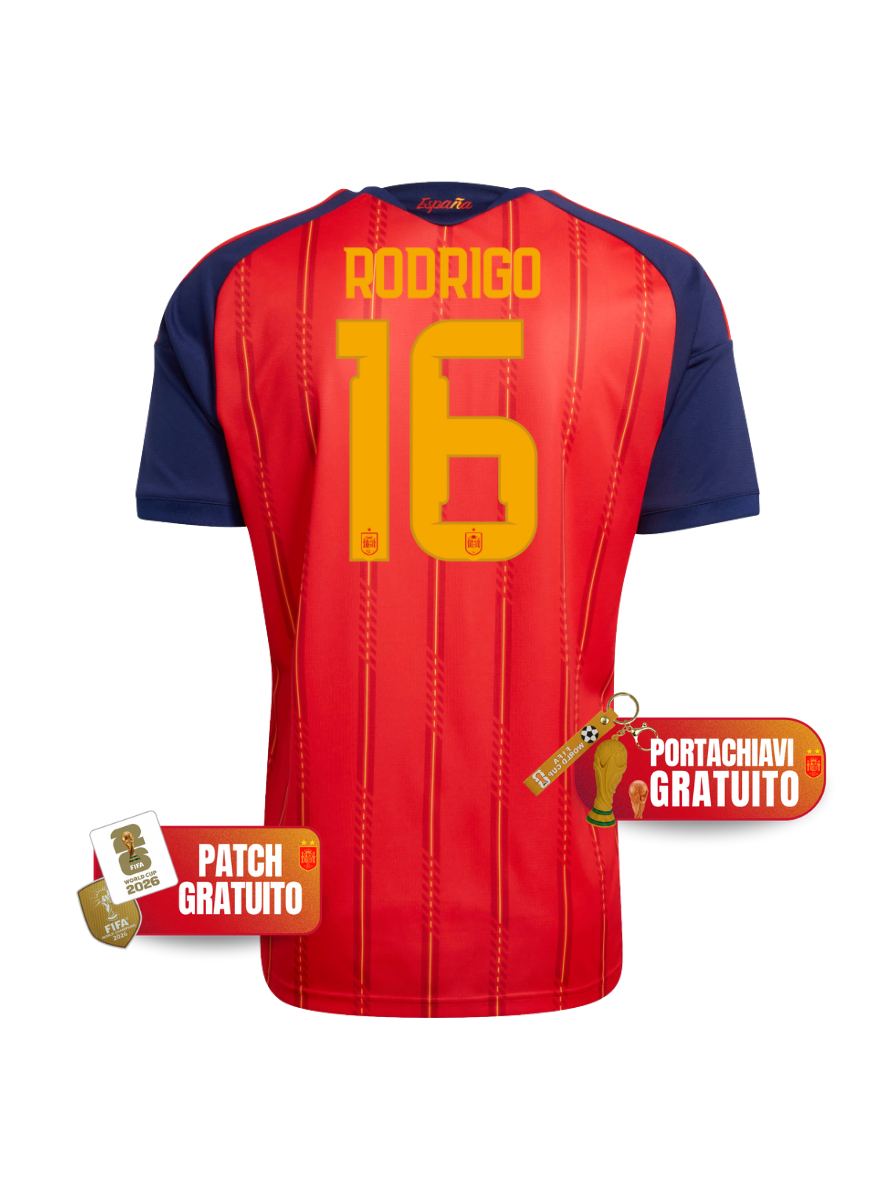#16 RODRI Maglia Home WC Champion 2026