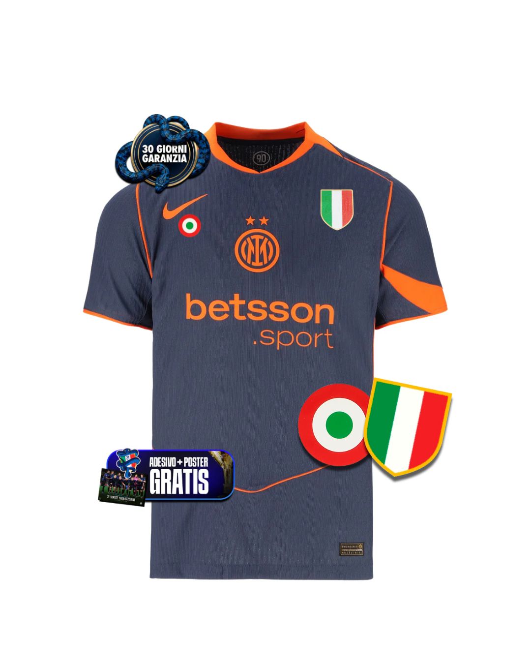Maglia Third 25/26 Player + Scudetto + Coppa Italia