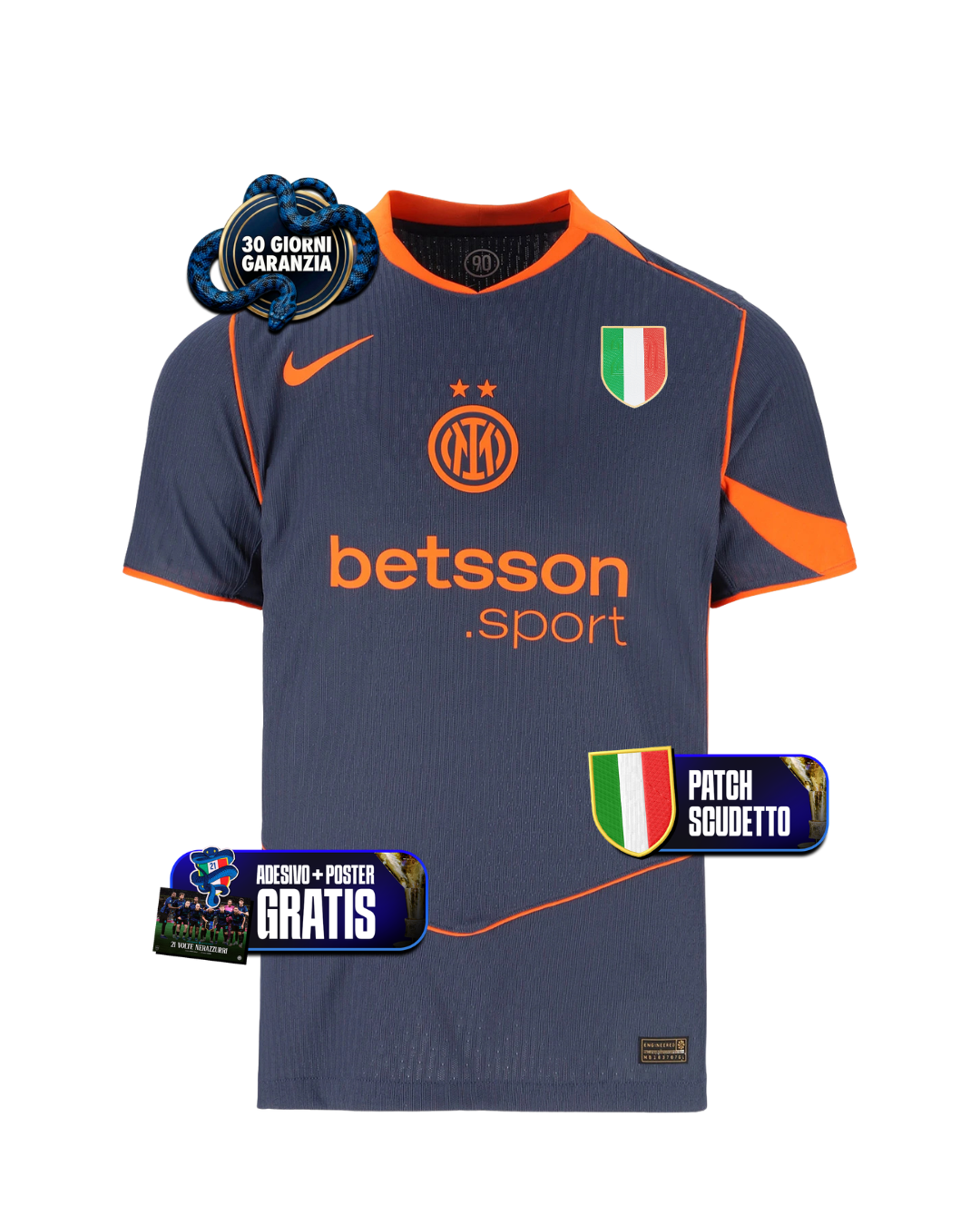 Maglia Third 25/26 Player + Scudetto
