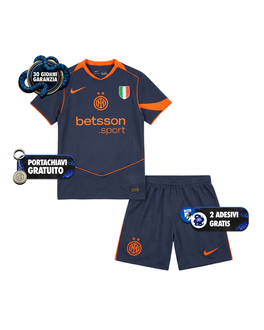 Kit Bambino Third 25/26 + Scudetto