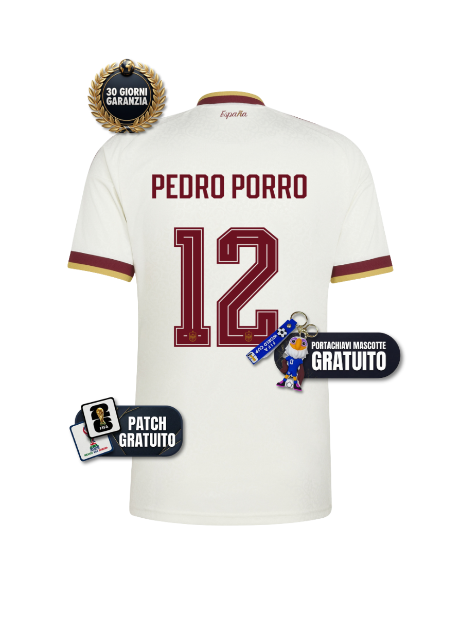 #12 PEDRO PORRO Maglia Away 2026