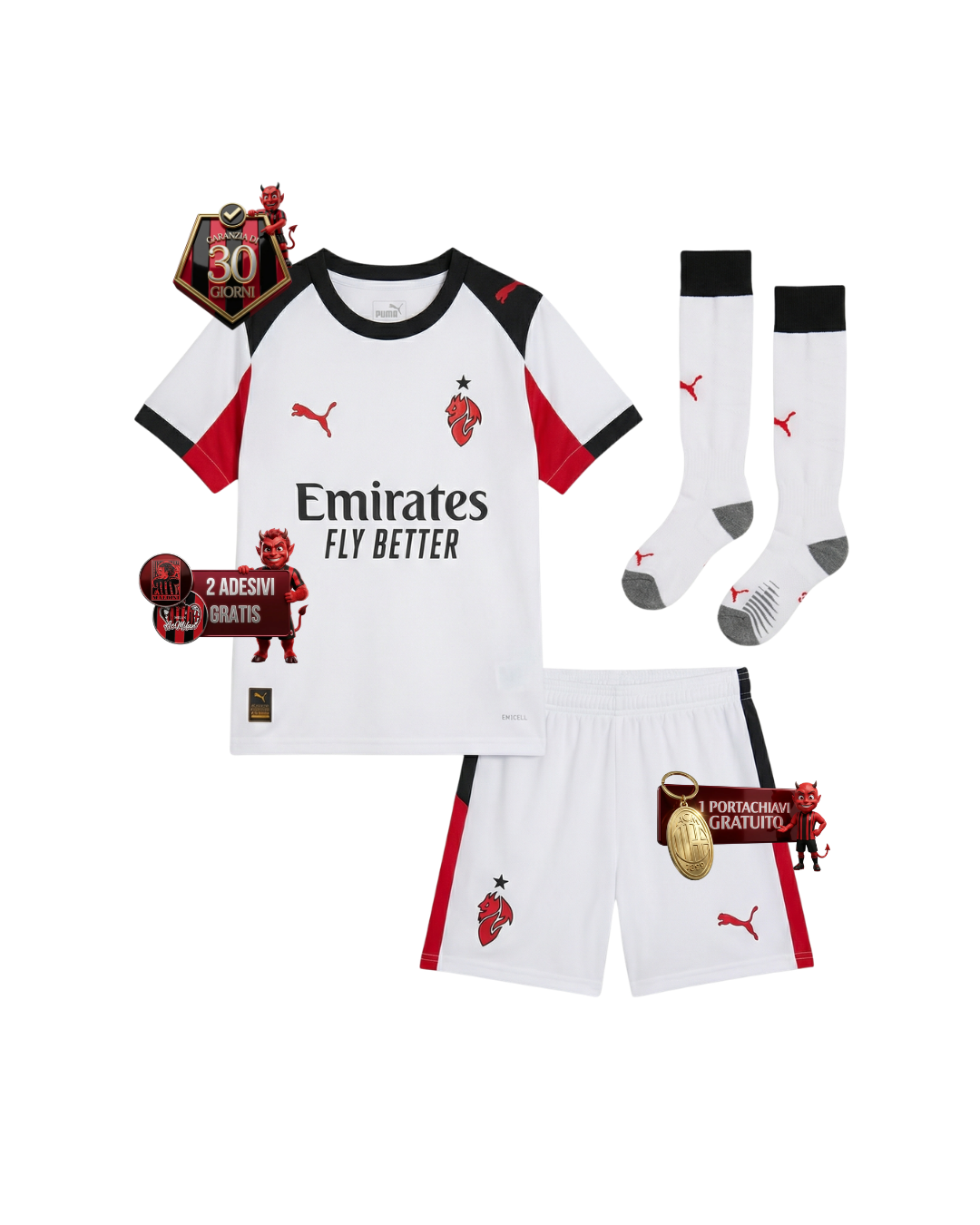 Kit Bambino Con Calzettoni Away 25/26