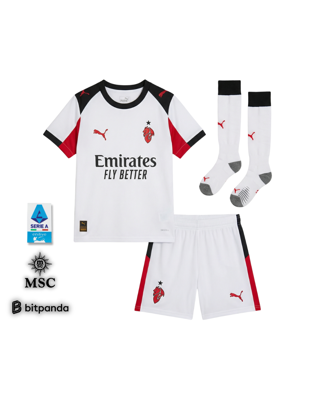 Kit Bambino Con Calzettoni Away 25/26