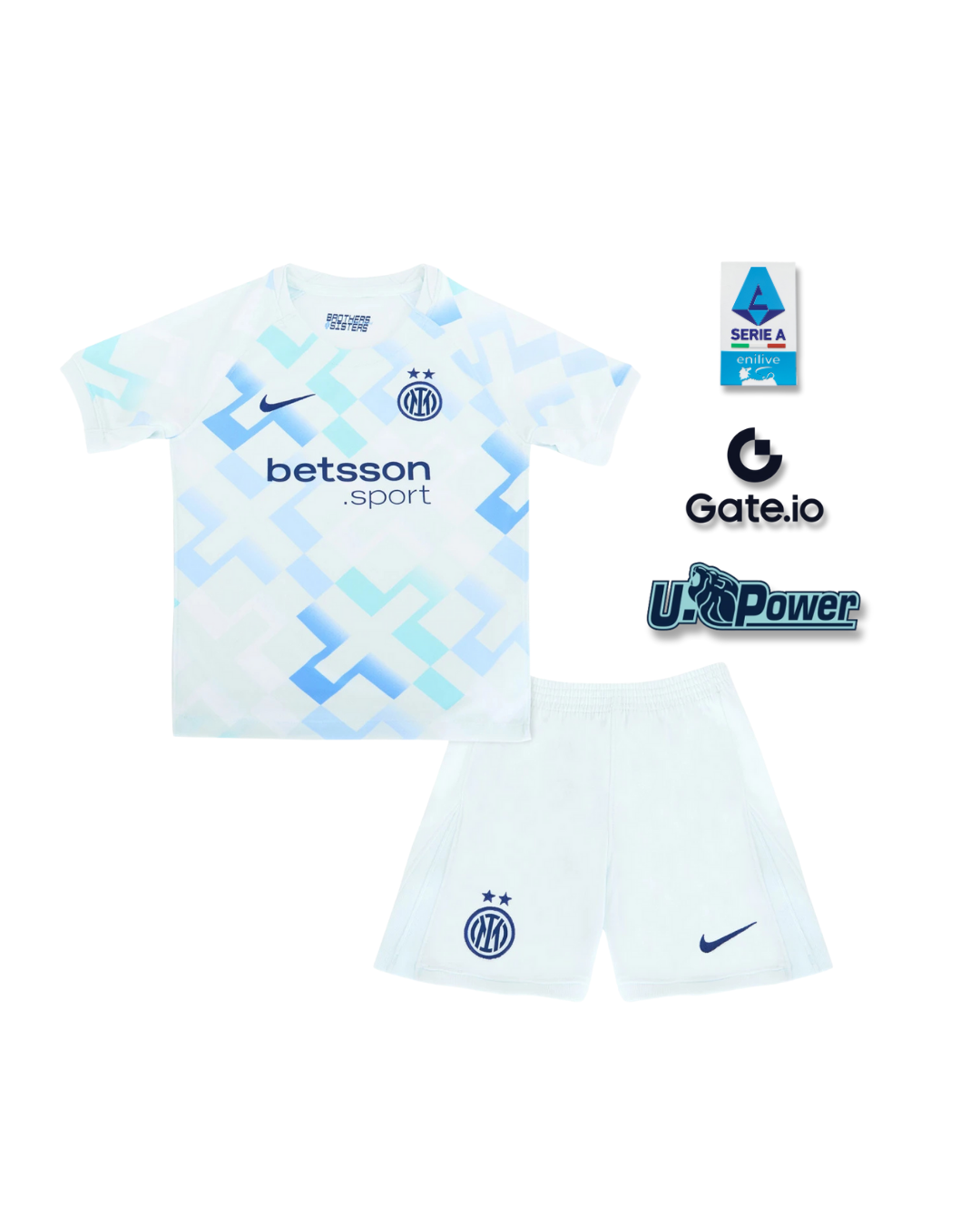 Kit Bambino Con Calzettoni Away 25/26 + Scudetto