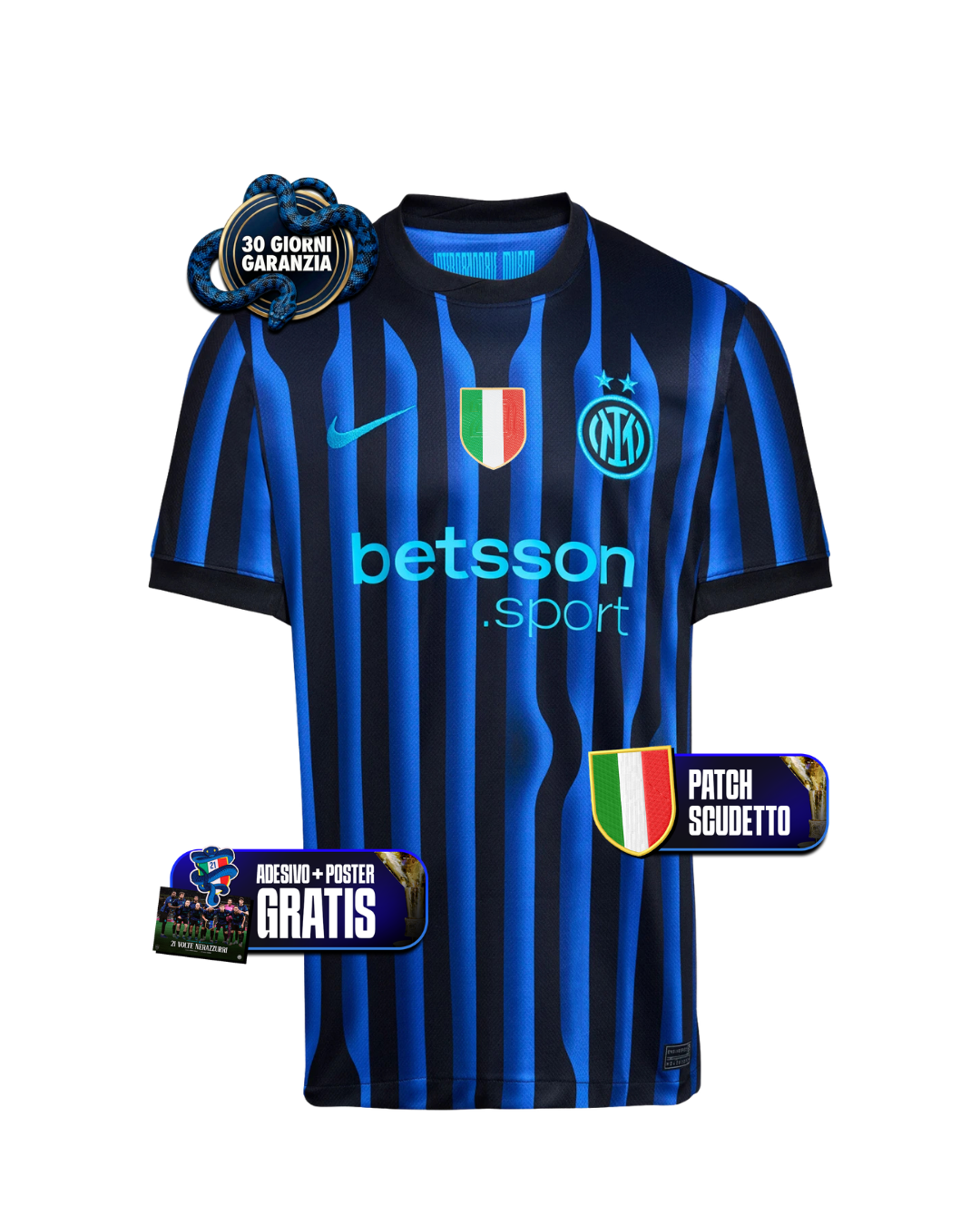Combo 3 Maglie 25/26 + Scudetto