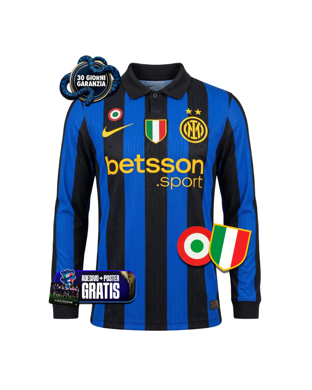 Maglia Home Player Manica Larga 26/27 + Scudetto + Coppa Italia