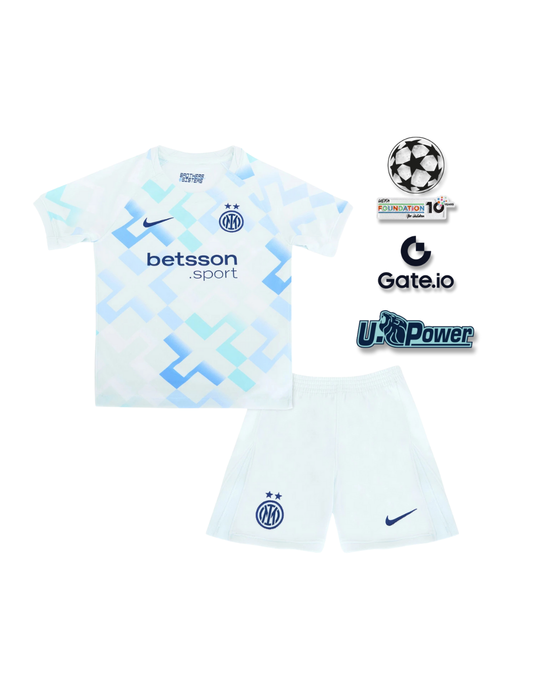 Kit Bambino Con Calzettoni Away 25/26 + Scudetto