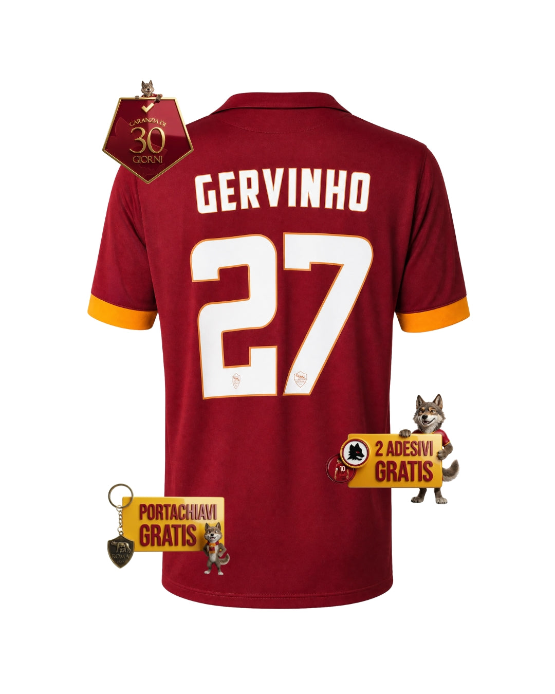#27 GERVINHO Maglia Gara Retro Home 2014/15