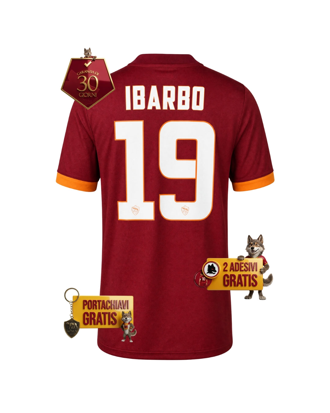 #19 IBARBO Maglia Gara Retro Home 2014/15