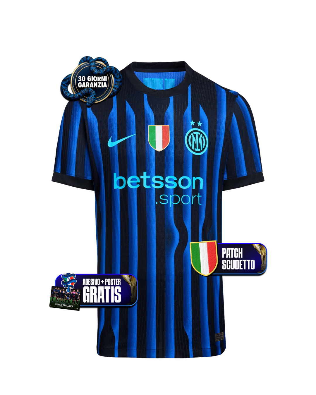 Maglia Home 25/26 Player + Scudetto