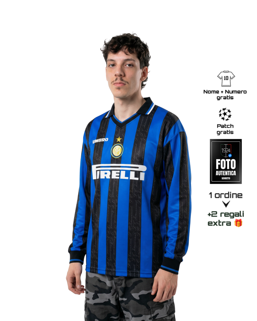 Maglia Retro Home Manica Lunga 97/98