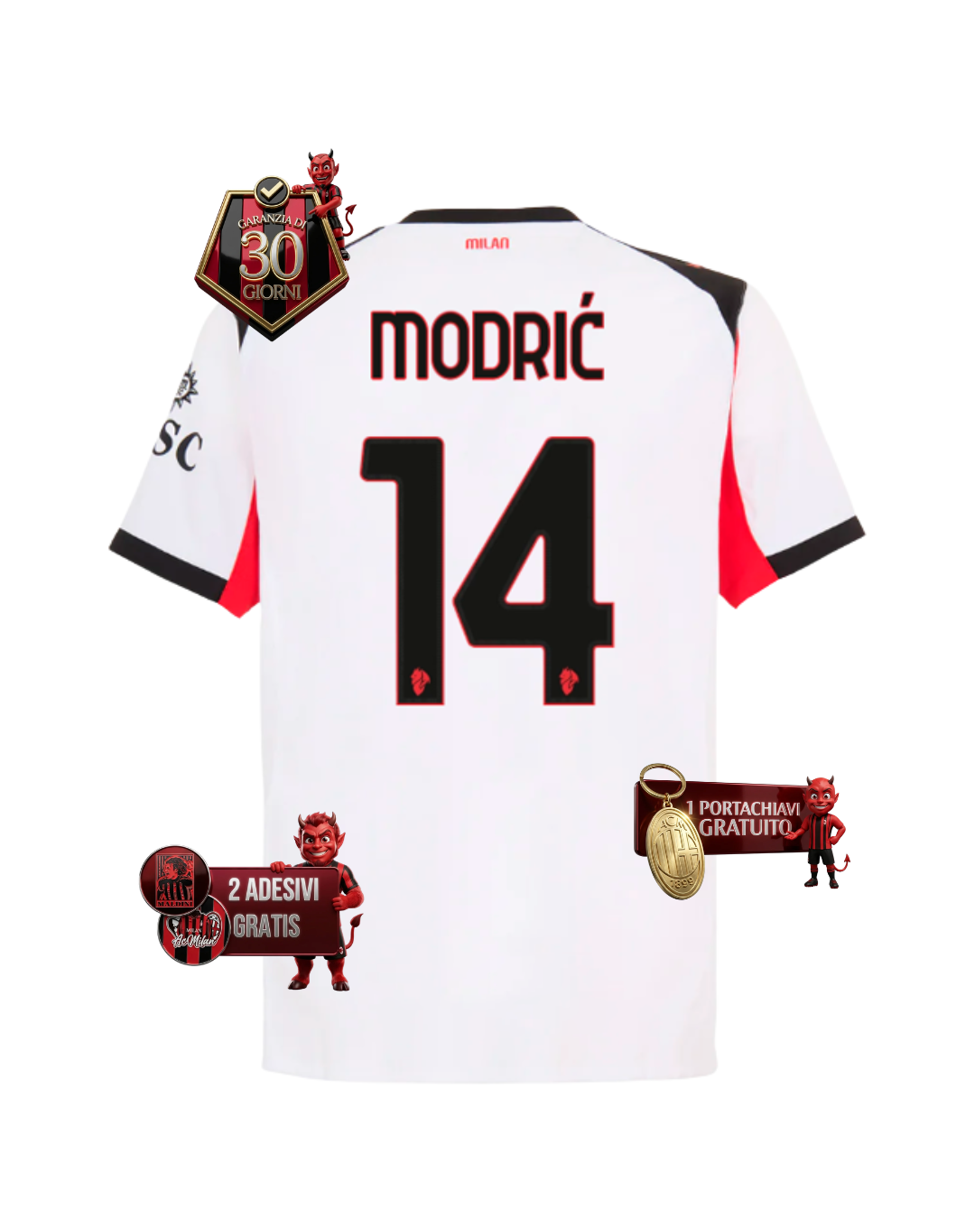 #14 MODRIC Maglia Away 25/26