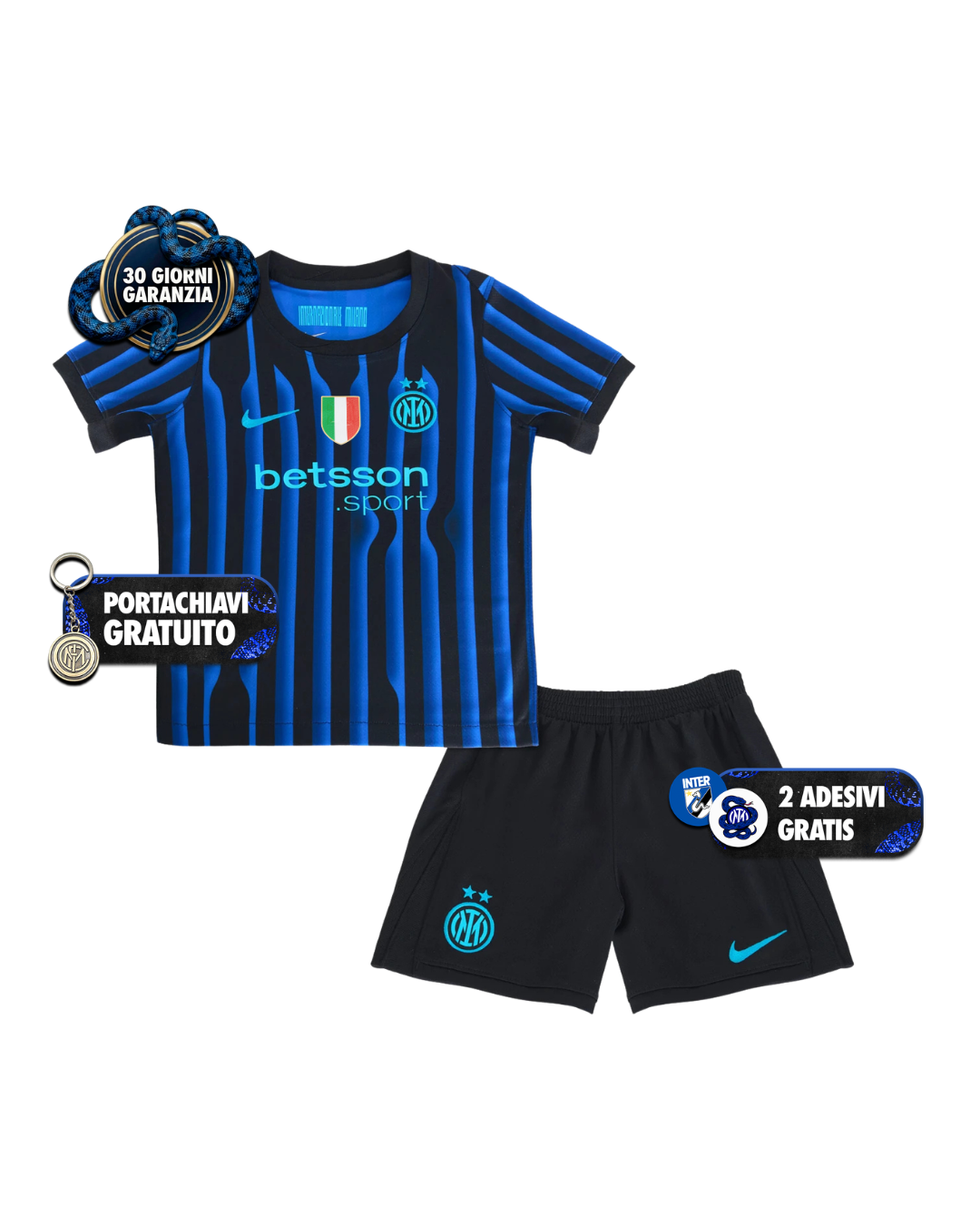 Kit Bambino Home 25/26 + Scudetto