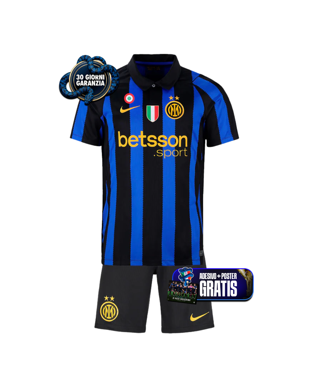 Kit Bambino Home 26/27 + Scudetto + Coppa Italia