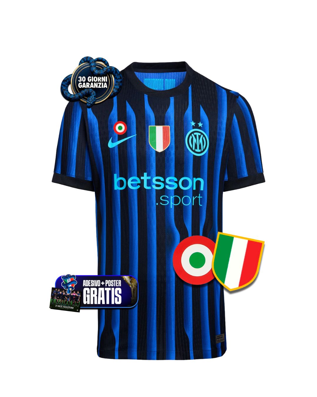 Maglia Home 25/26 + Scudetto + Coppa Italia