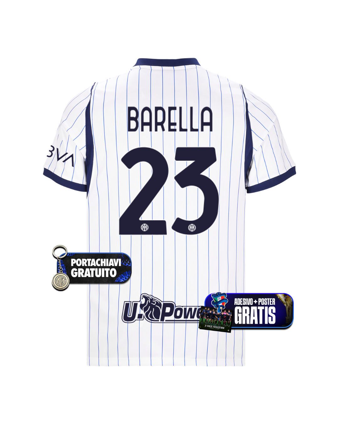 #23 BARELLA Maglia Gara Away Stadium 26/27