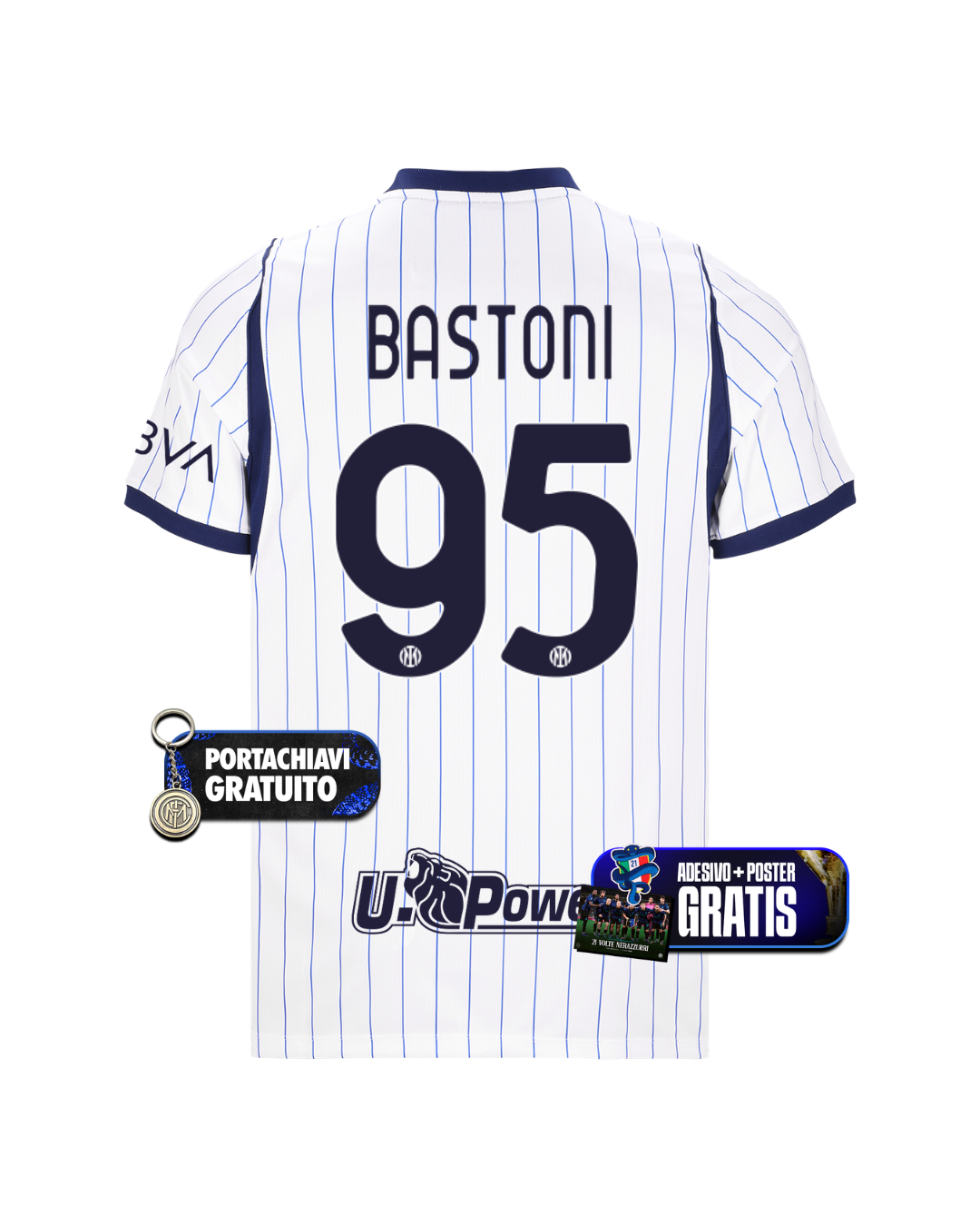 #95 BASTONI Maglia Gara Away Stadium 26/27