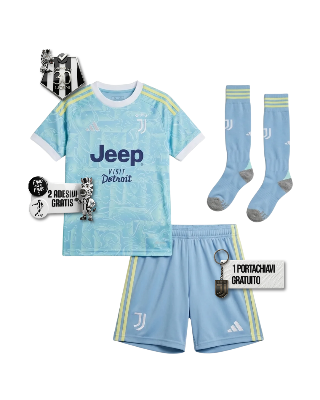 Kit Bambino Con Calzettoni Away Sponsor 25/26