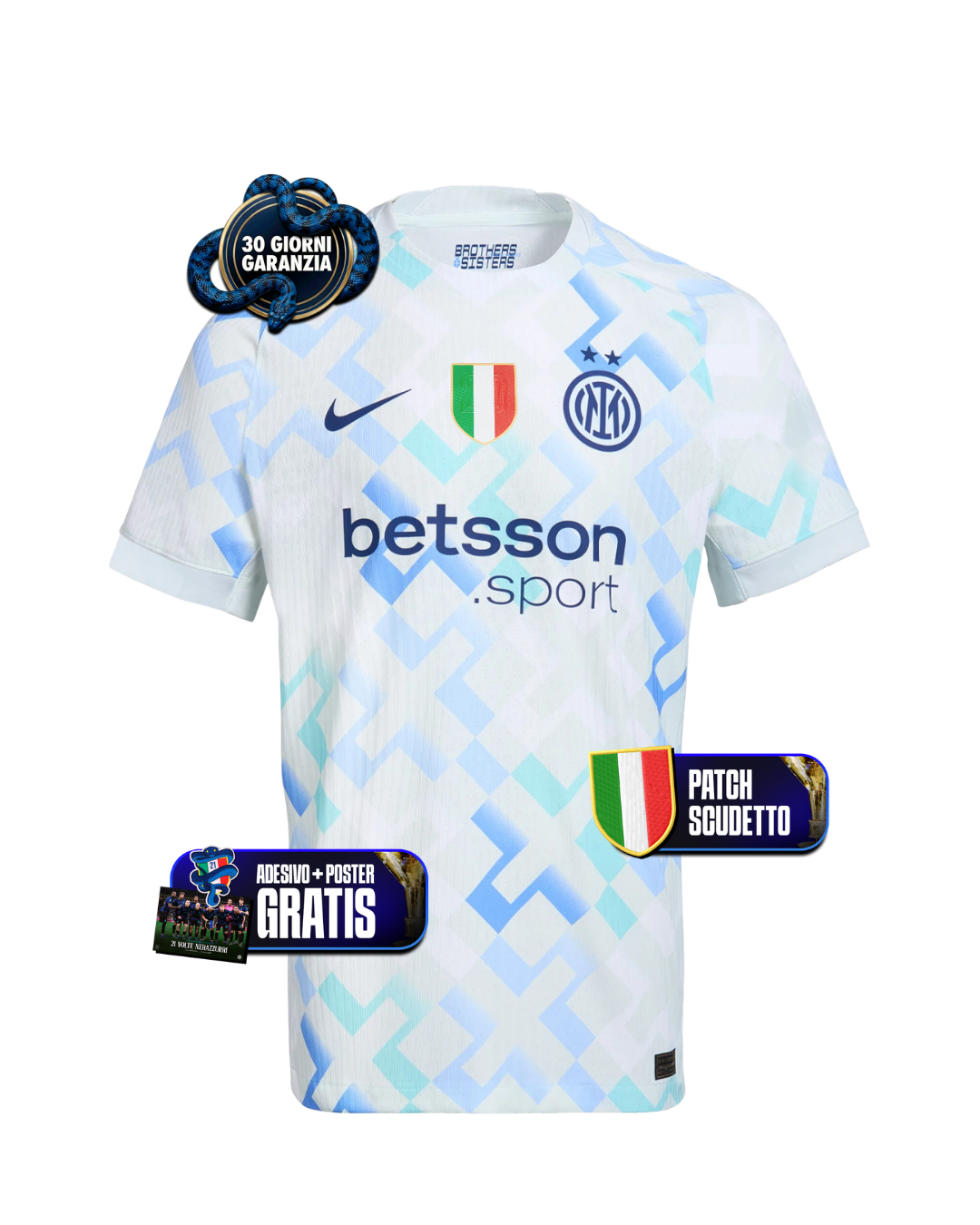 Maglia Away 25/26 Player + Scudetto