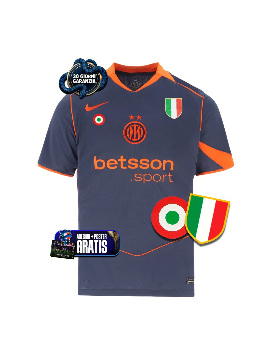 Maglia Third 25/26 + Scudetto + Coppa Italia