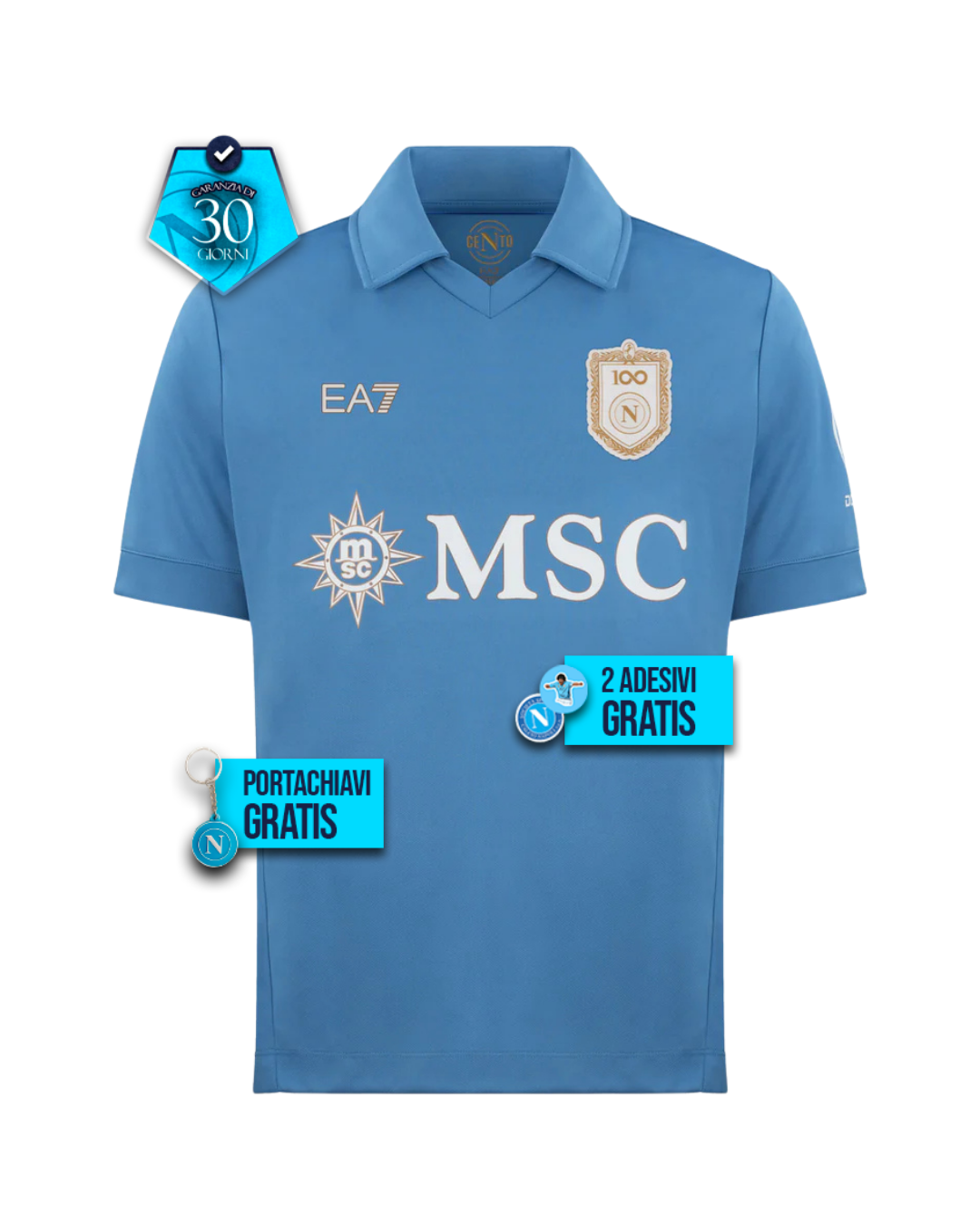 Maglia Gara Home Stadium 26/27 Centenario "GRAZIE A DIO NON SONO JUVENTINO"