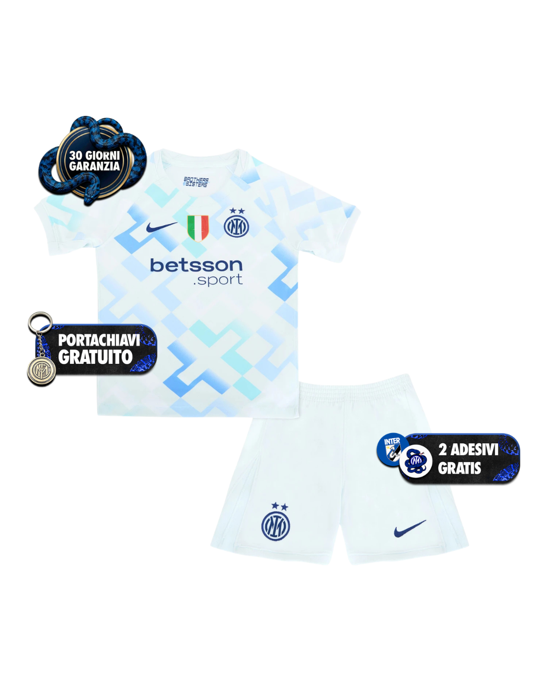 Kit Bambino Away 25/26 + Scudetto