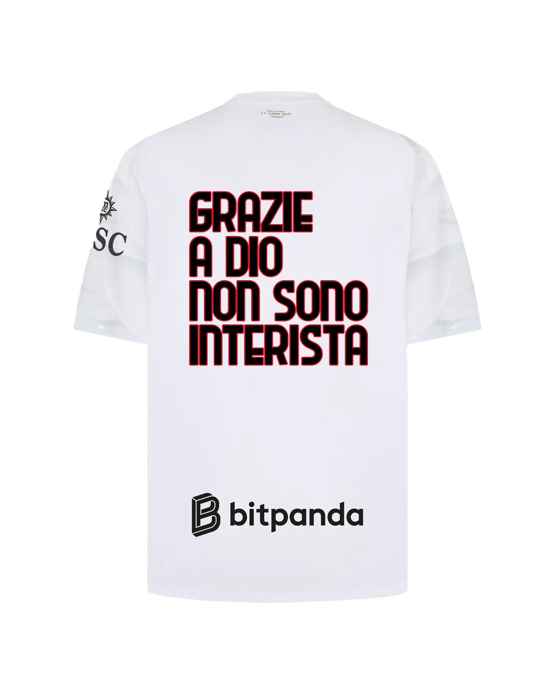 Maglia Gara Away Stadium 26/27 "GRAZIE A DIO NON SONO INTERISTA"