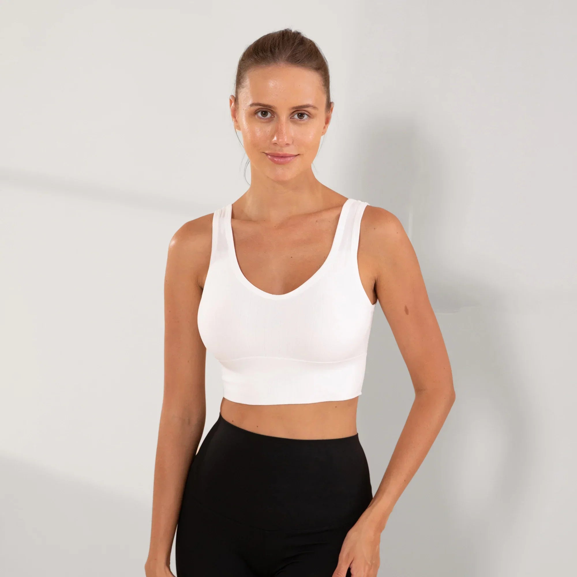 Gym, Women's Fitness Suits, Sports Bras, Women's No Bojo Basico Flat Seamless On The Side Bras, Brazil