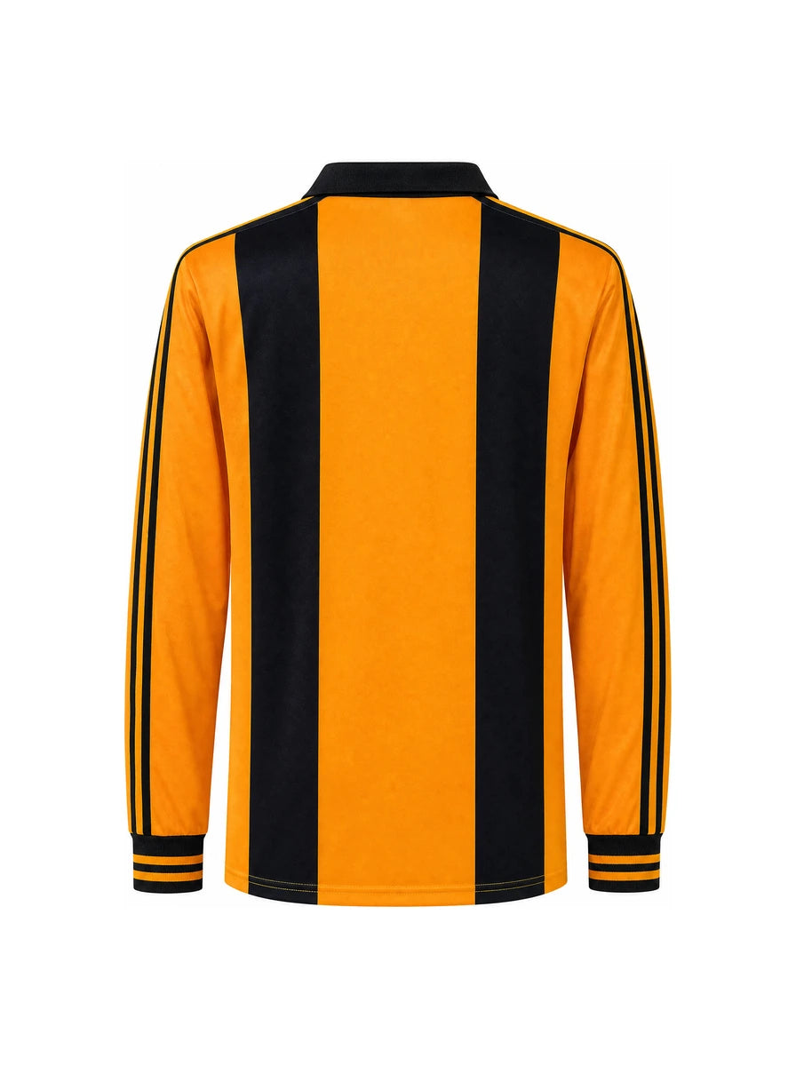 Hull City Retro Home Manica Lunga 81/82 - costas