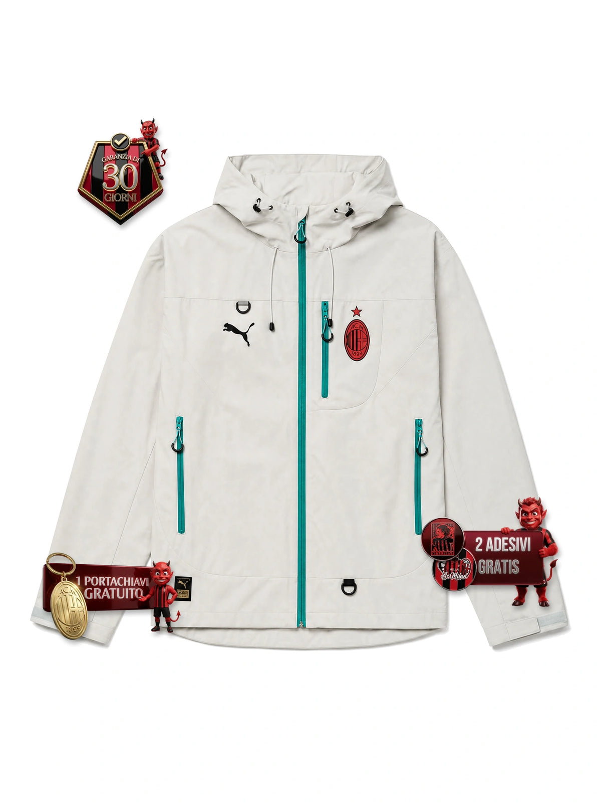 Giacca Outdoor Bianca 2026