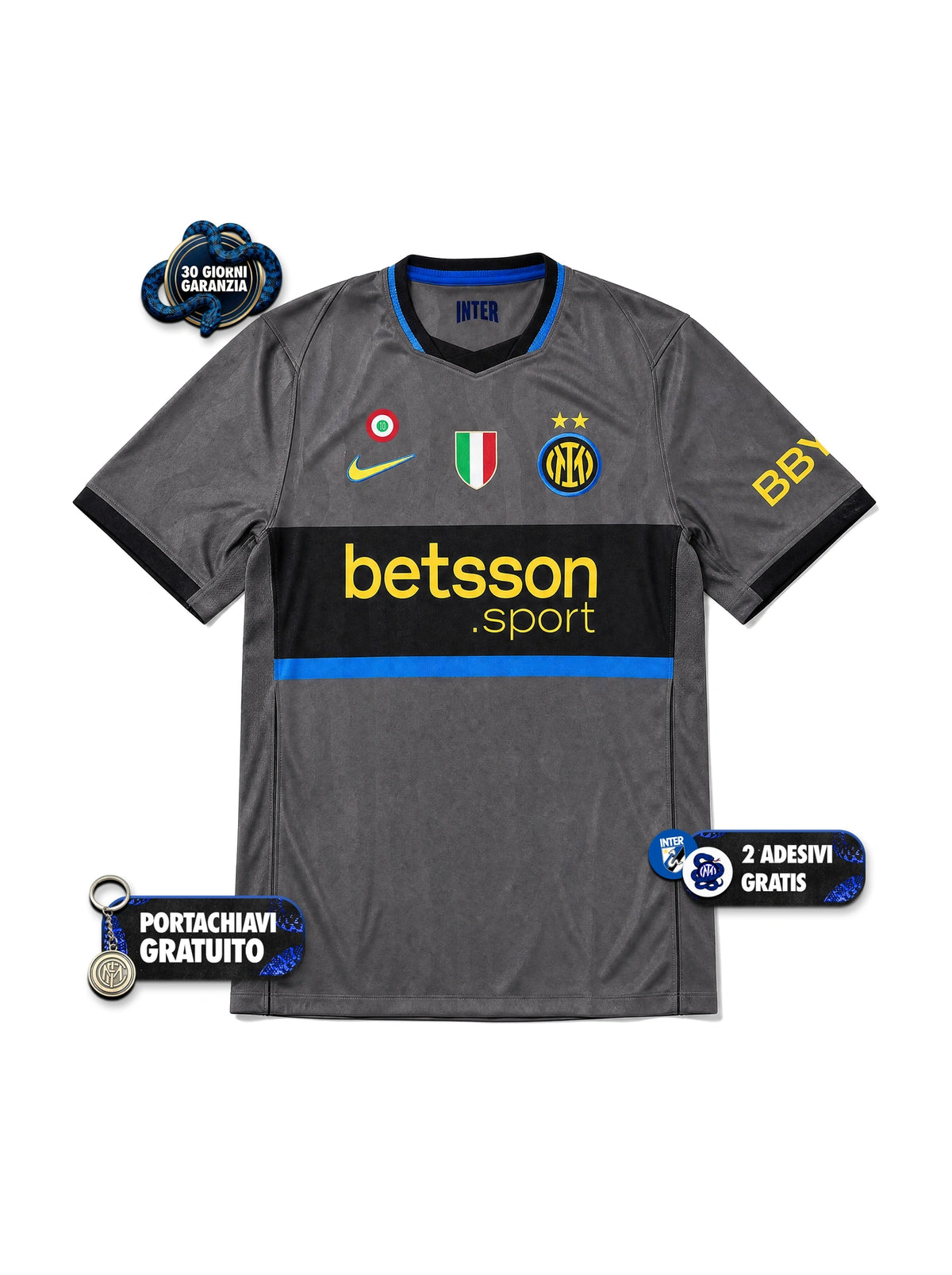 Maglia Gara Third Stadium 26/27 + Scudetto + Coppa Italia