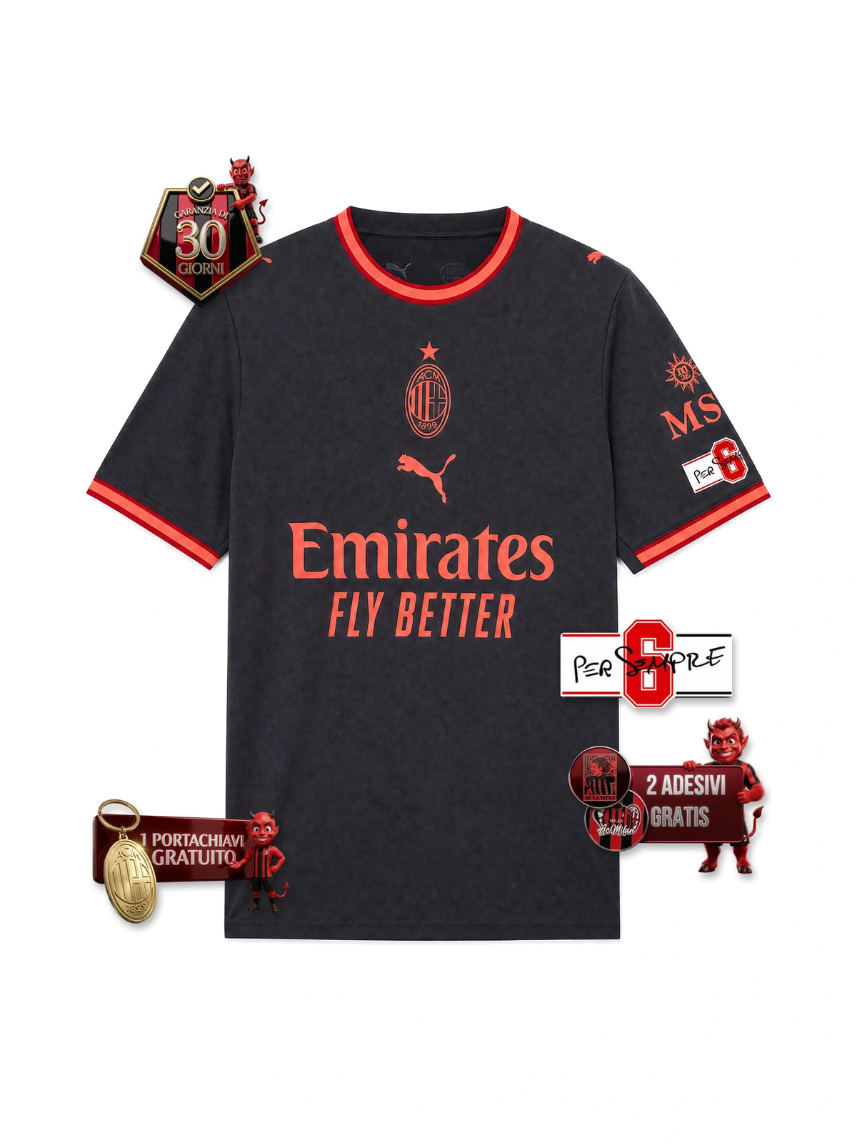 Maglia Gara Third Stadium 6 Per Sempre 26/27