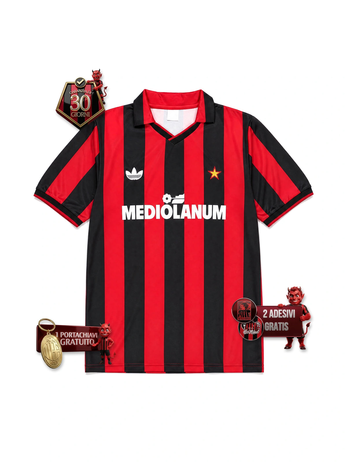 Maglia Gara Retro Home ACM 1990/91