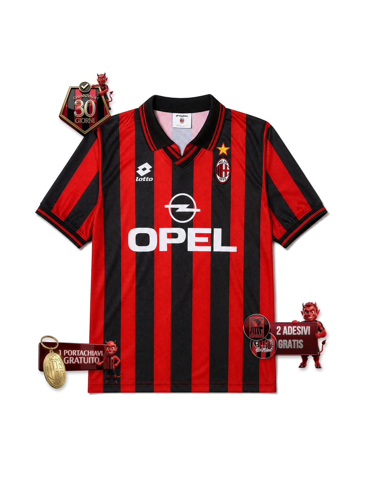 Maglia Gara Retro Home ACM 1996/97