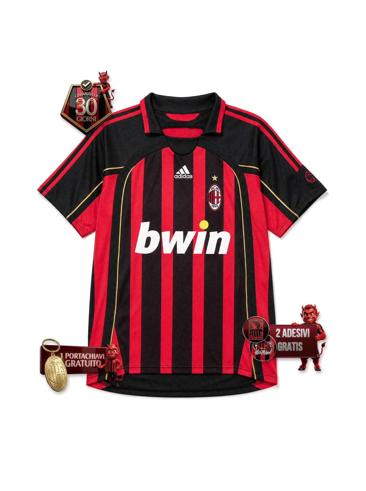 Maglia Gara Retro Home ACM 2006/07