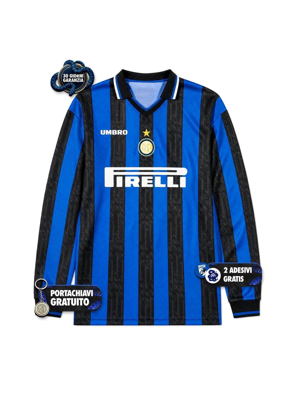 Maglia Gara Retro Home Manica Lunga 97/98