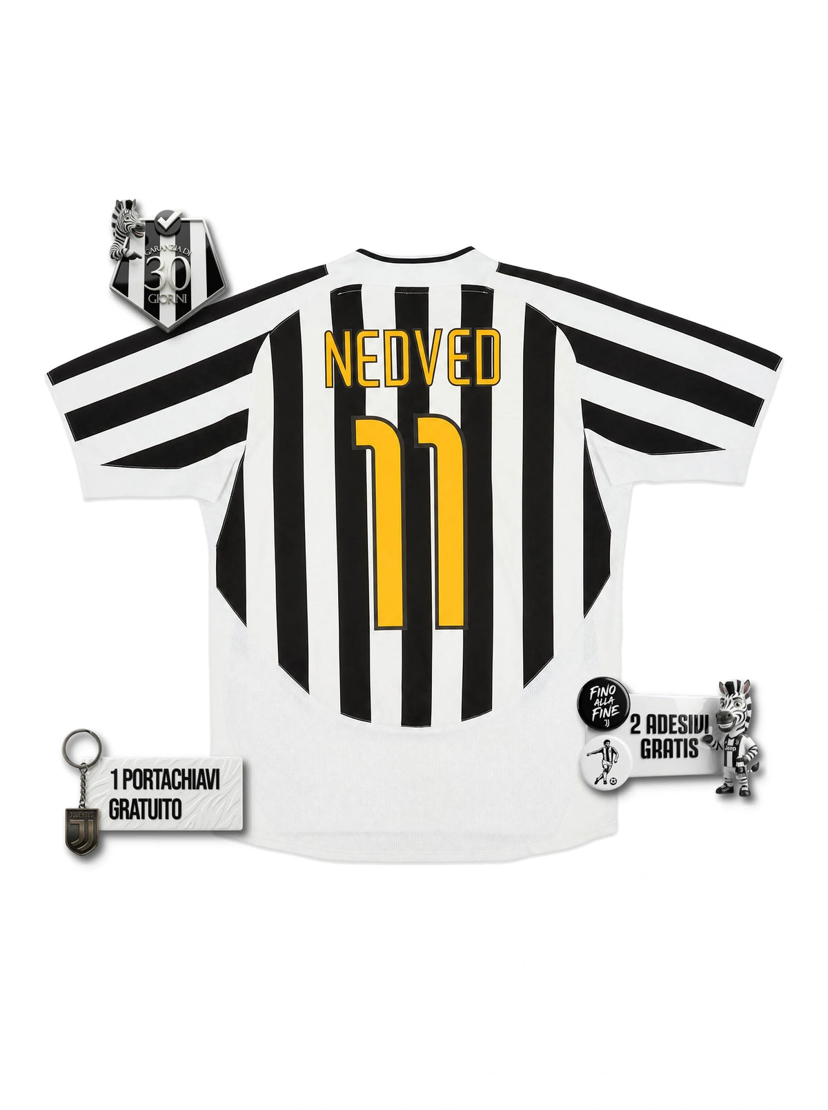 #11 NEDVED Maglia Gara Retro Home 2003/04