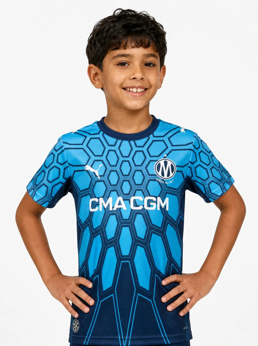 Marseille Kit Bambino Portiere Blu 26/27 - frente