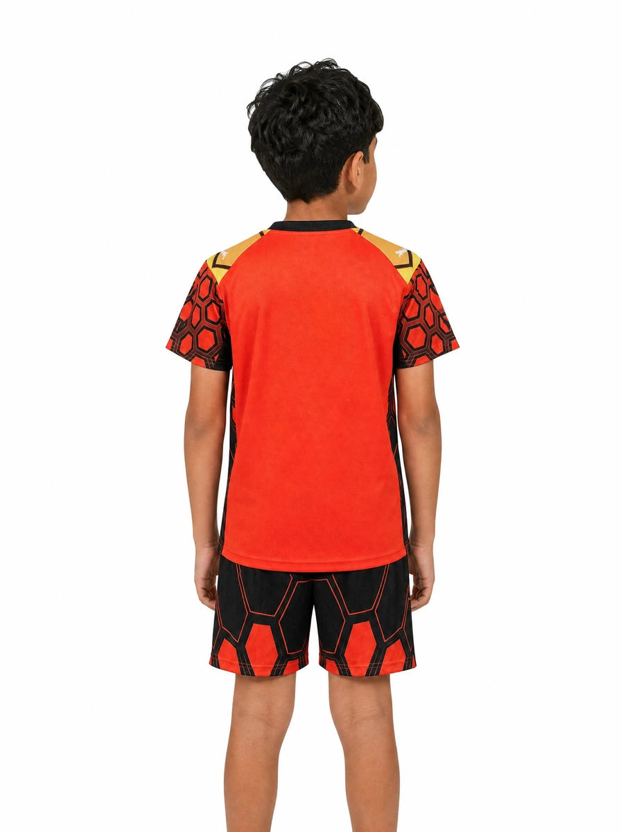 Marseille Kit Bambino Portiere Arancione 26/27 - frente
