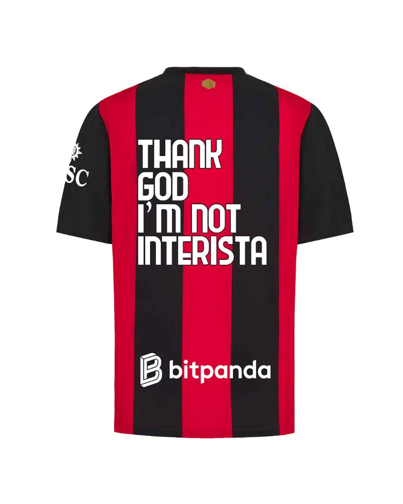 Maglia Gara Home Stadium 26/27 "THANK GOD I'M NOT INTERISTA"