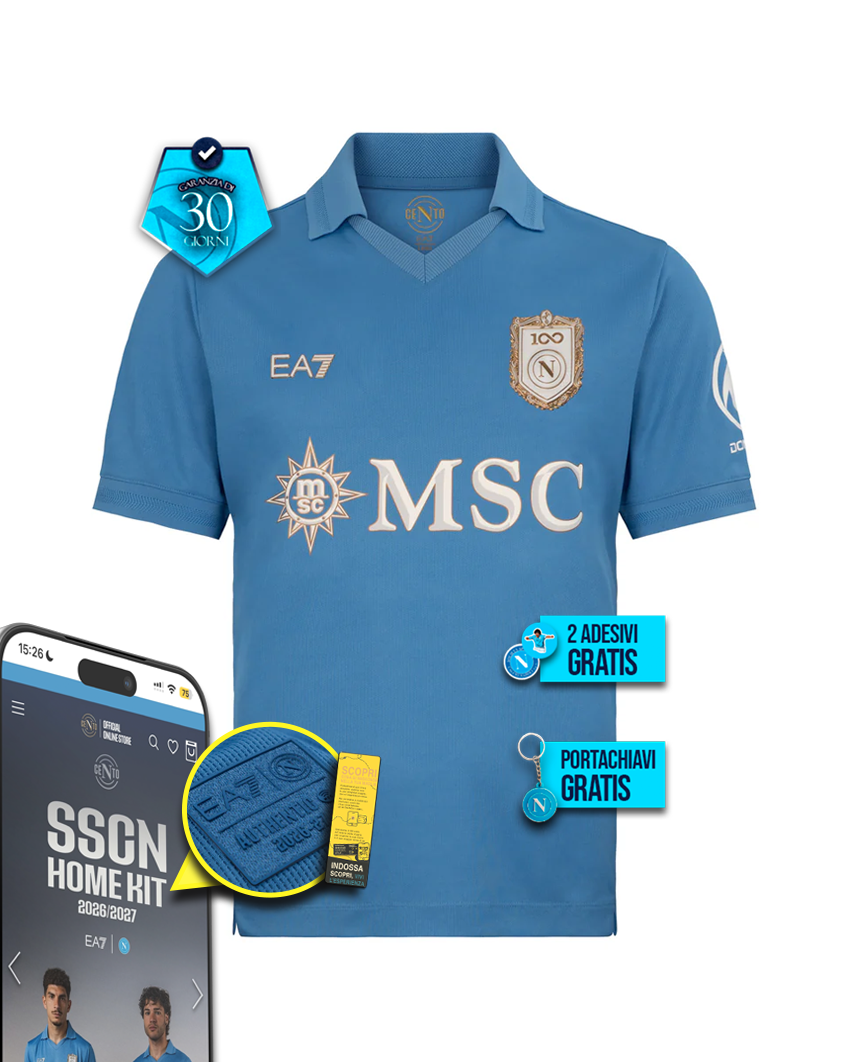 Maglia Gara Home Player 26/27 Centenario