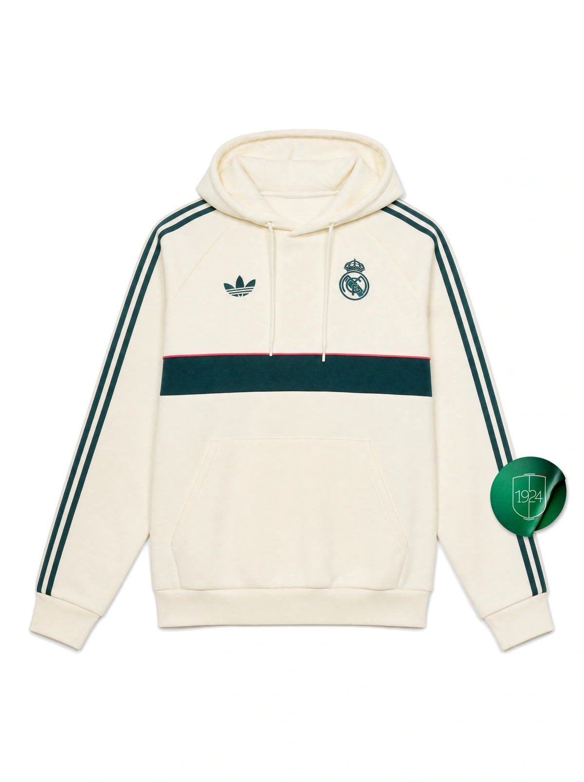 Felpa con Cappuccio Originals Crema 26/27
