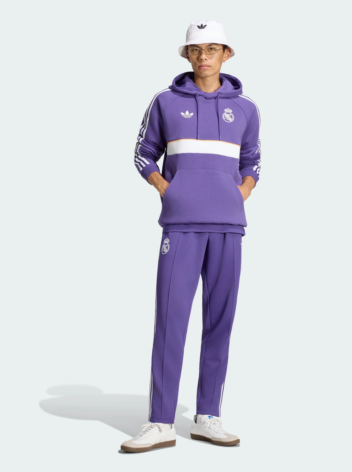 Felpa con Cappuccio Originals Viola 26/27