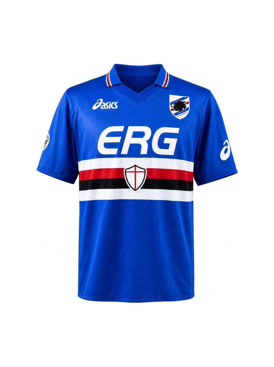 Sampdoria Maglia Gara Retro Home 03/04 - front