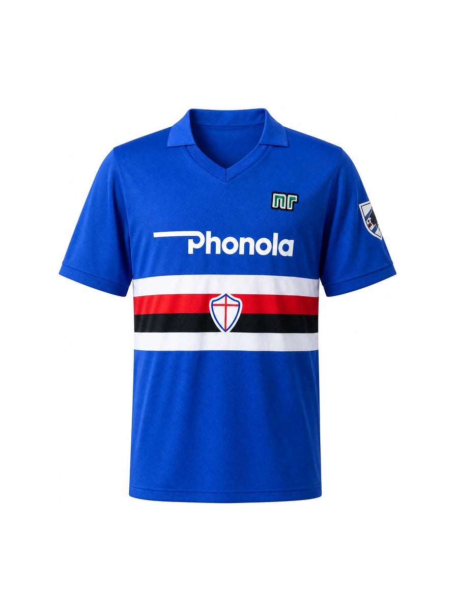 Sampdoria Maglia Gara Retro Home 85/86 - front